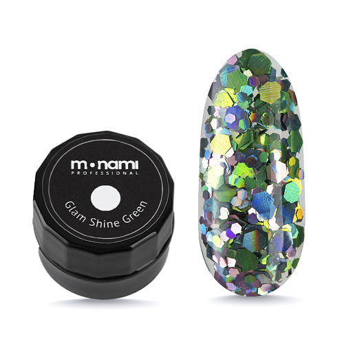 Monami, Glam Shine Green, 5 г