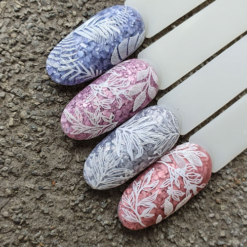 Monami, Гель-краска для стемпинга Monami WHITE №1, 8 мл (ТУБА без липкого слоя)